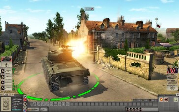 På bilden: En skärmdump från spelet Men of War: Assault Squad.