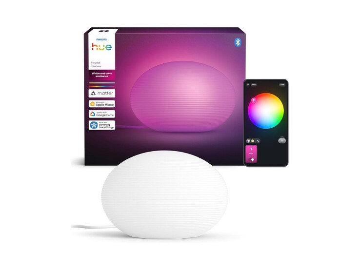 Den uppgraderade Philips Hue Flourish bordslampan. (Bildkälla: Philips Hue)