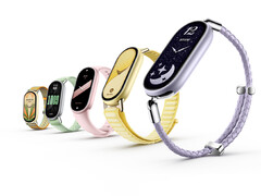 Smart Band 11 finns i fyra versioner. På bilden: den bärbara enheten i olika färgalternativ och med olika armband.