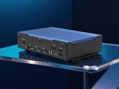 Den nya robusta, fläktlösa mini-pc:n från Aaeon har imponerande fem RJ45-nätverksportar. (Bildkälla: Aaeon, redigerad)