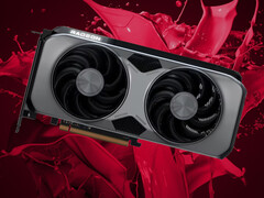 Radeon 9070-serien innehåller för närvarande tre modeller, AMD:s konstnärsrendering på bilden. (Bildkälla: AMD - redigerad)