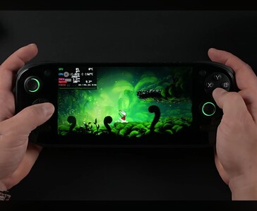 Hollow Knight: Silksong med 108 FPS på Ayn Odin 2 Portal via Proton 11 ARM64.