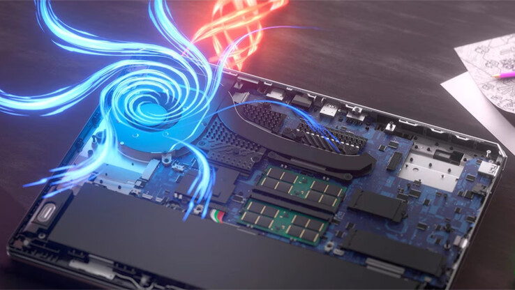 LOQ Essential 15IRH11 har uppgraderbart RAM-minne och dubbla SSD-enheter, men endast en fläkt.