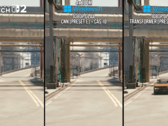 En jämförelse sida vid sida av de modeller som kör Cyberpunk 2077 (bildkälla: Digital Foundry YT)