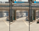 En jämförelse sida vid sida av de modeller som kör Cyberpunk 2077 (bildkälla: Digital Foundry YT)