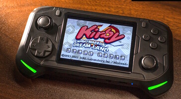 Abxylute E1-konsolen kan köra klassiska spel på sin 640 x 480 LCD-skärm. (Bildkälla: Abxylute)