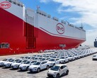 BYD:s biltransportfartyg Shenzhen sätter jungfrusegel för Brasilien med 7000 elbilar (Bildkälla: PDChina on X)