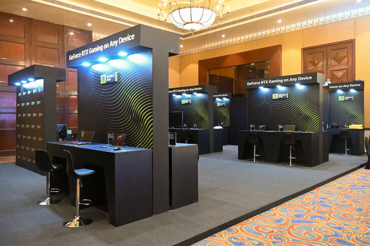 GeForce Nu demonstrerades körning på en mängd olika skärmstorlekar