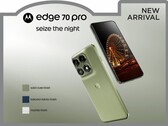 Motorola Edge 70 Pro har en välbekant design.