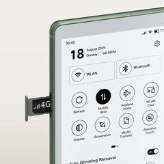 Viwoods AiPaper Reader har trådlös 4G-anslutning som tillval. (Bildkälla: Viwoods)
