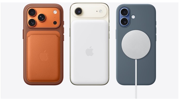 IPhone Air MagSafe Battery är för högt för att få plats på baksidan av iPhone 17 och iPhone 17 Pro. (Bildkälla: Apple)