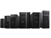 Dell Pro Precision 9 T4 och Dell Pro Precision 9 T6 har en skarp, svart design.