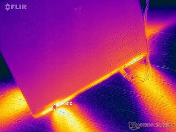 Fyra uppsättningar avgasventiler längs baksidan och sidorna