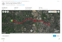 GPS-test: Samsung Galaxy A30s - Översikt