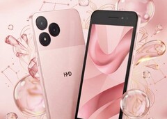 Med sina breda skärmkant ser HMD Asha 305 Pro ut som en retro-smartphone.
