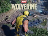 Banner för Marvels Wolverine med Logan avbildad