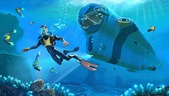 Subnautica presenterades för första gången år 2014. På bilden - omslagsbilden av Subnautica. (Bildkälla: Okända världar)