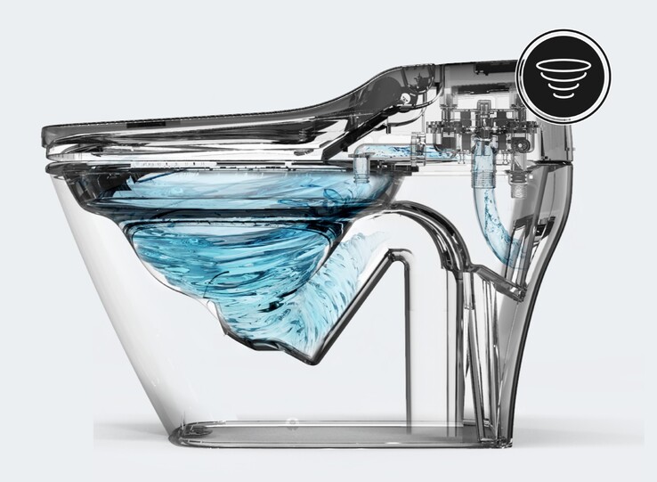 Den smarta toaletten Vovo Neo spolar automatiskt med lämplig mängd vatten baserat på sitttiden. (Bildkälla: Vovo)