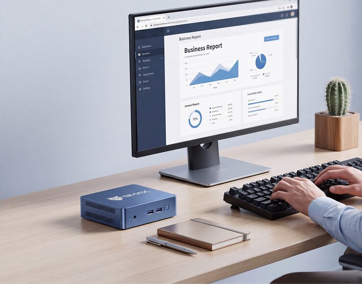 Bmax B3 Turbo Mini PC har en enklare fyrkärnig Intel-processor och ett kompakt chassi.