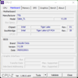 Systeminformation: CPU-Z Mainboard