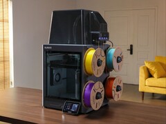 Elegoo Centauri Carbon 2 Combo med fyra filament och Canvas-system. (Bildkälla: Elegoo)