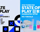 En banner som annonserar Sonys State of Play-evenemang