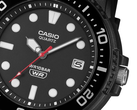 Den helt svarta Casio MRW-240H-1E1JF, se bild.