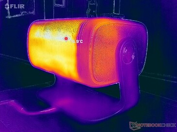 Stora ventilationsgaller är mer än tillräckliga för att ventilera bort värme