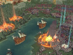 En bild som visar arméer och skepp i spelet Diplomacy is Not an Option, som för närvarande säljs på Steam.