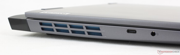 Vänster: USB-C 3.2 Gen. 2 (10 Gbps) m/ DisplayPort 1.4 + Power Delivery