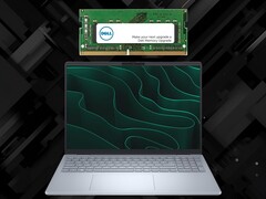 Bärbar Dell-dator i mellanklassen med 8 GB DDR5-minnesuppgradering (Bildkälla: Dell med ändringar)