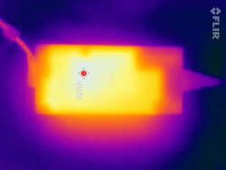 Strömförsörjningen på 240 W under stresstestet