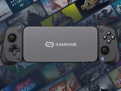 Version 5.1.0 utlovar förbättrad emulering av Windows PC-spel. På bilden: emulatorn körs på en telefon. (Bildkälla: GameSir och Steam - redigerad)