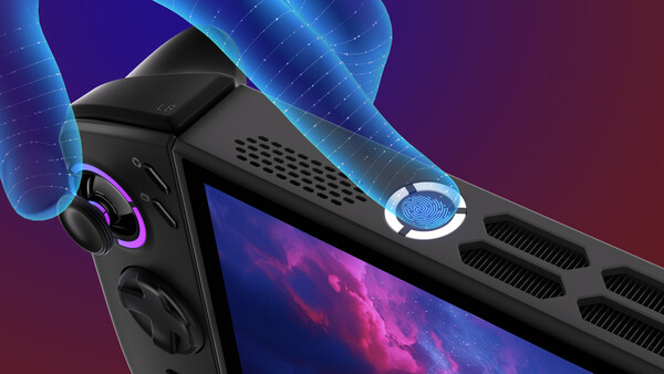 Legion Go Gen 2 har också en fingeravtrycksläsare. (Bildkälla: Lenovo)