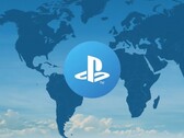 PlayStation-kontots logotyp visas på världskartan