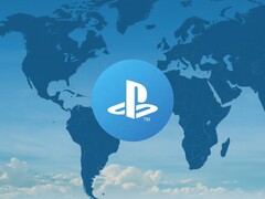 PlayStation-kontots logotyp visas på världskartan