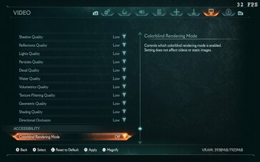 Doom: The Dark Ages Steam Deck-inställningar (bildkälla: Notebookcheck)