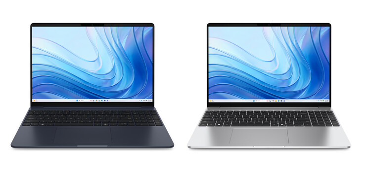 Dell 15 i färgvarianterna Celestial Blue och Platinum Silver.