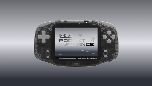 Ayaneo Konkr Pocket Advance i Onyx Ice.