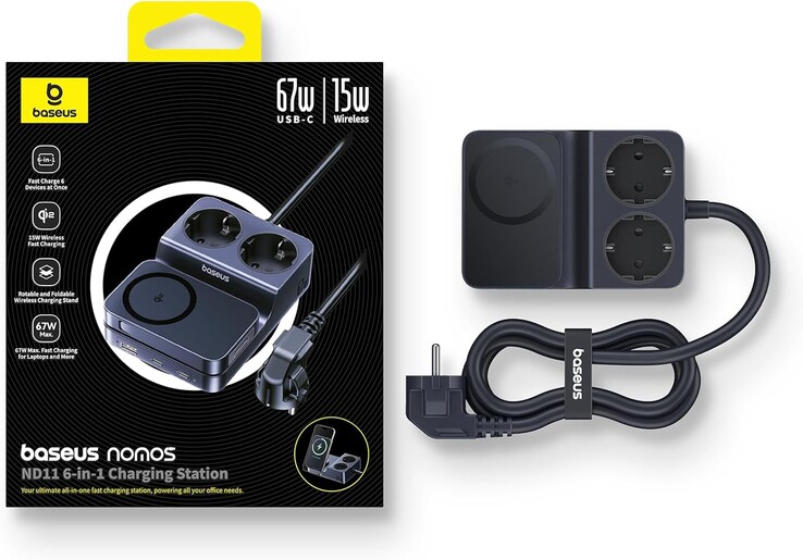 Baseus Nomos ND11 6-in-1 laddningsstation. (Bildkälla: Baseus)