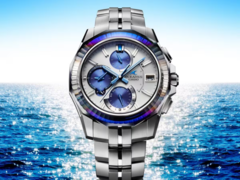 Casios Oceanus Manta OCWS6000PB7A-klocka (ovan) kommer att släppas i USA. (Bildkälla: Casio)