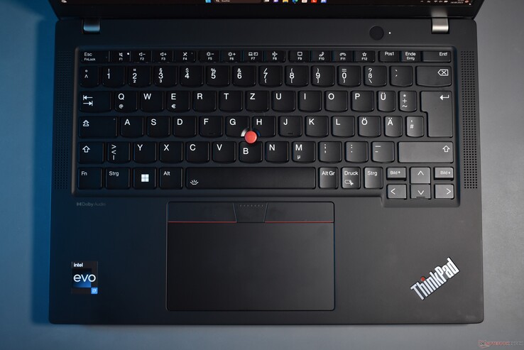 ThinkPad X13 Gen 4: tangentbordsområdet