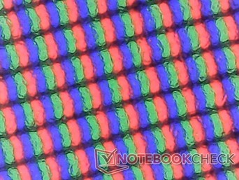Matt RGB-subpixelmatris. Det finns inga QHD pekskärmsalternativ