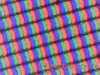 Matt RGB-subpixelmatris. Det finns inga QHD pekskärmsalternativ
