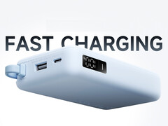 Den nya powerbanken på 10.000 mAh kan ladda sig själv vid 65 W. På bilden: powerbanken. (Bildkälla: Xiaomi - redigerad)