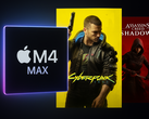 Cyberpunk och AC Shadows på Apple's M4 Max (bildkälla: ChatGPT)