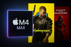 Cyberpunk och AC Shadows på Apple&#039;s M4 Max (bildkälla: ChatGPT)