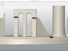 Mätning av 6 mm- och 7 mm-fasetterna på Scanbench i QuickSurface