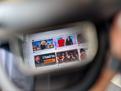 Närmare bild av projicerad utökad display