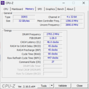 CPU-Z minne